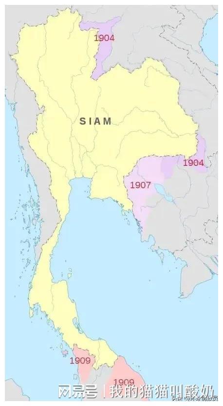 泰国割让给英法的领土及年份